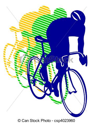 Vector Clipart Of Racing Bicycle Csp4023960   Search Clip Art