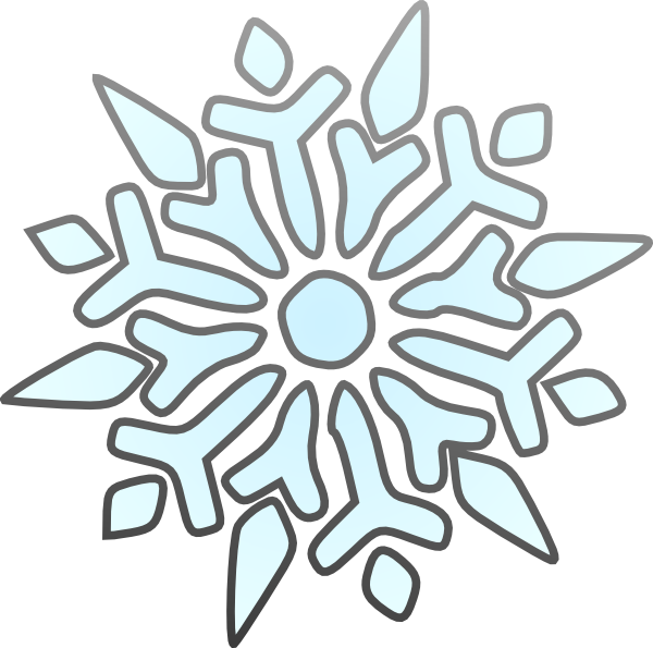 Erik Single Snowflake Clip Art At Clker Com   Vector Clip Art Online