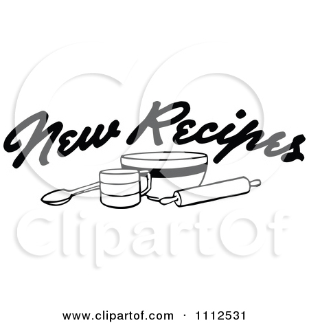 Recipe Clip Art Black And White Clipart Black And White New