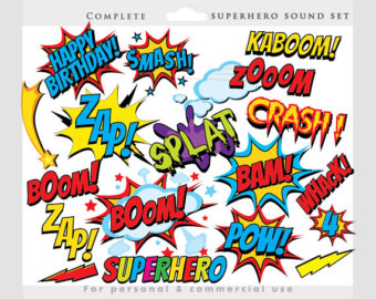 Superhero Clipart   Comic Book Clip Art Super Heroes Cityscape