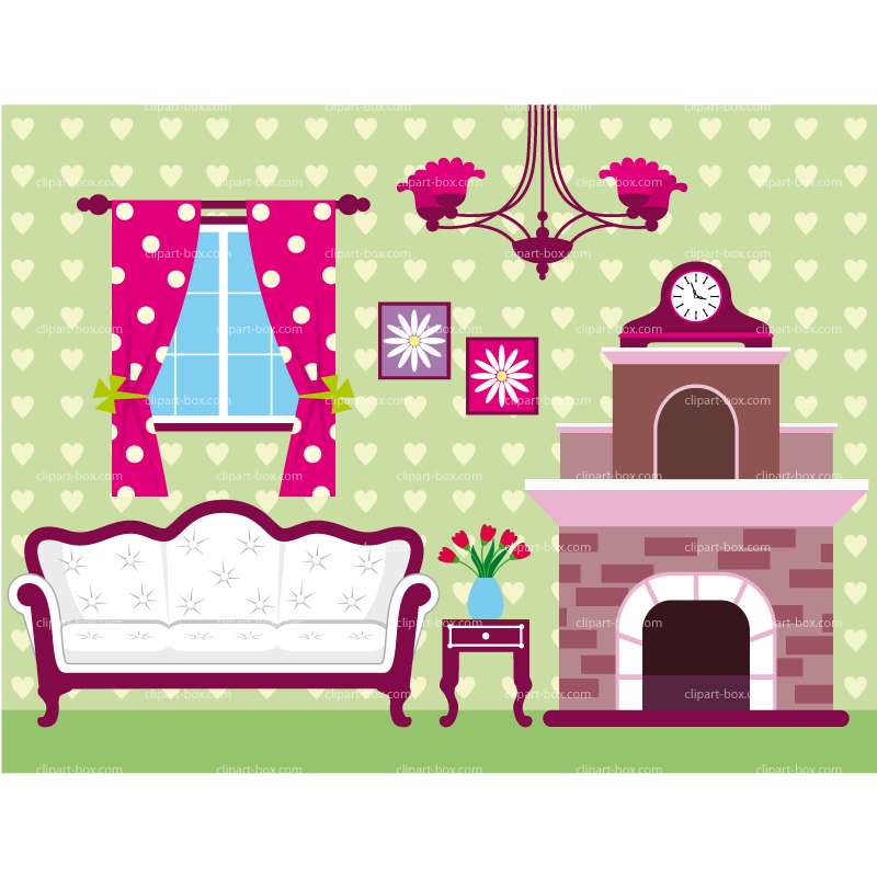 Living Room Clipartcrying In A Living Room Royalty Free Vector Clipart