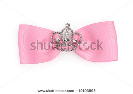 Stock Photo Fancy Pink Bow Isolated On White Background With Clipping