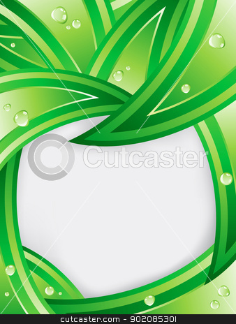 Tropical Leaves Ecology Background  Stock Vector Clipart Tropical