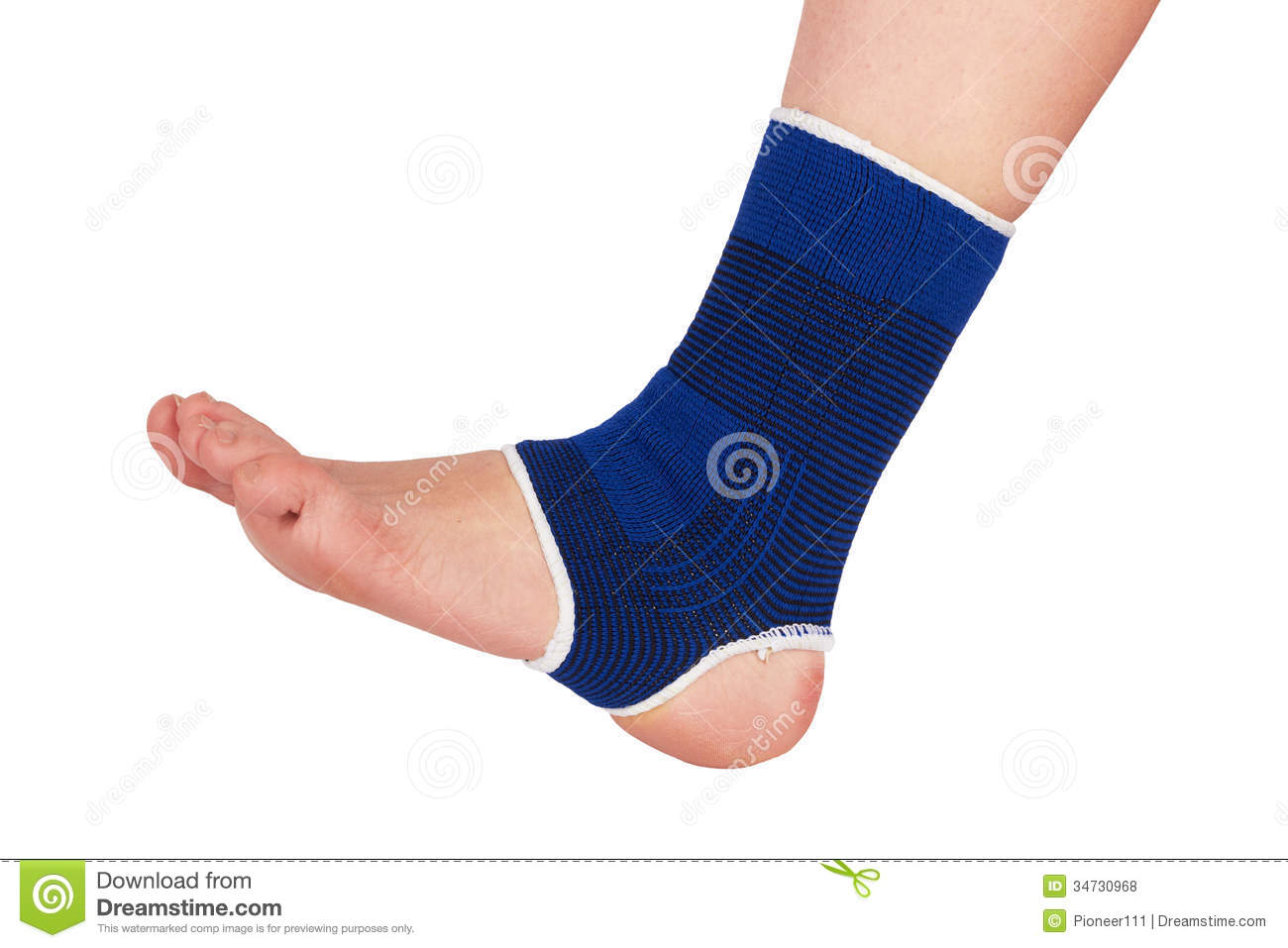 Leg In A Bandage Royalty Free Stock Photos   Image  34730968