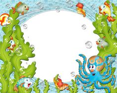 Under The Sea Cartoon Pictures   Under The Sea Frame Theme   Frame 123    