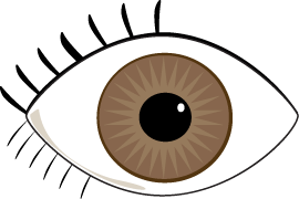 Brown Eye Clip Art Image   Clipart Panda   Free Clipart Images