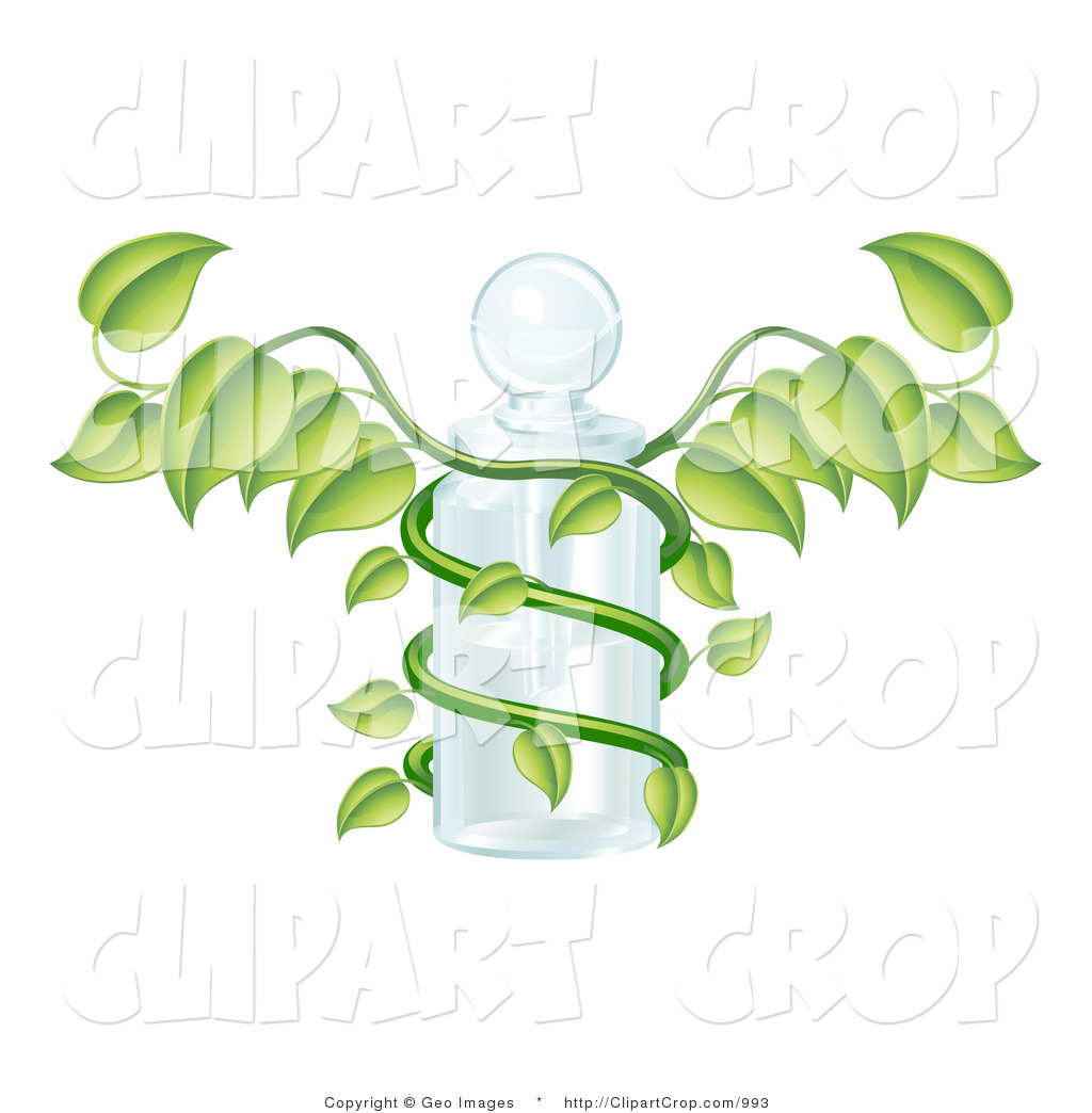 Clip Art Of A Medicine Bottle And Vine Caduceus By Geo Images    993