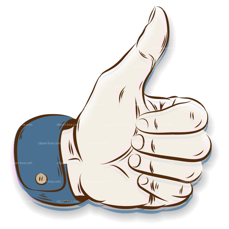 Clipart Hand   Thumb Up   Royalty Free Vector Design