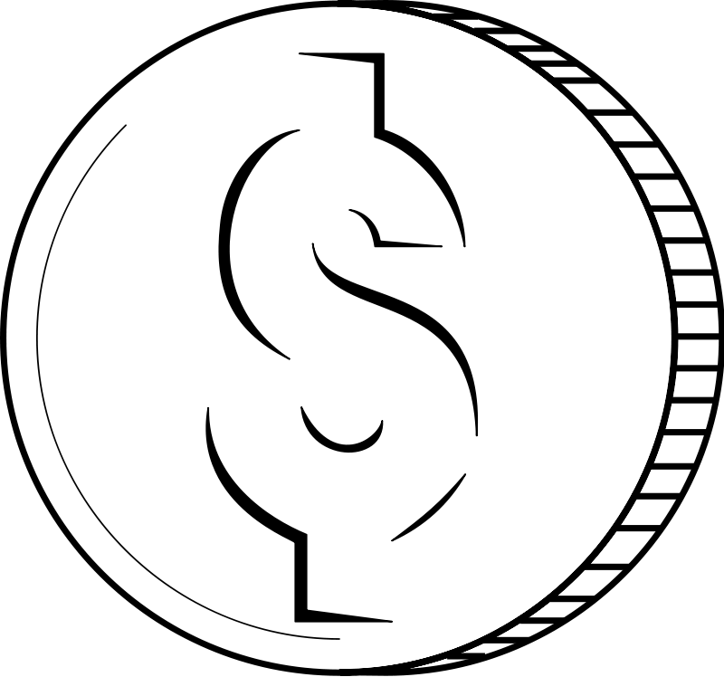 Money Clip Art Black And White   Clipart Panda   Free Clipart Images