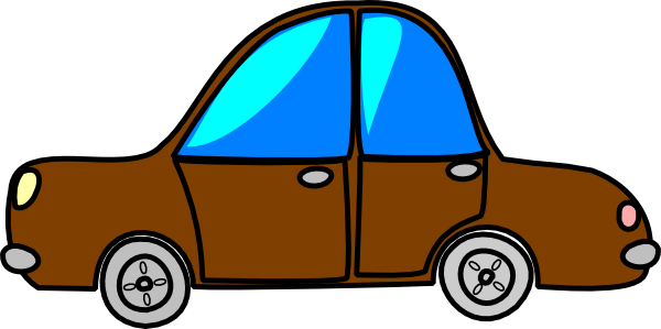 Car Brown Cartoon Transport Clip Art At Clker Com   Vector Clip Art