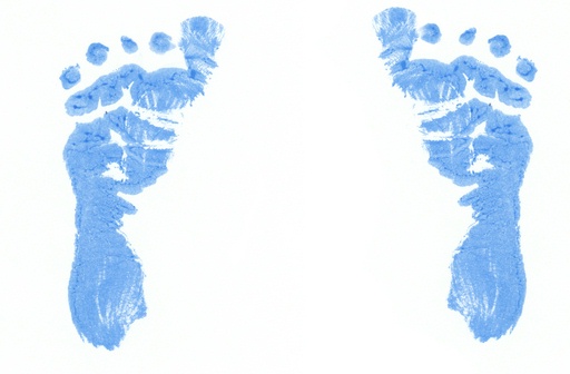 Blue Baby Feet Clip Art   Cliparts Co