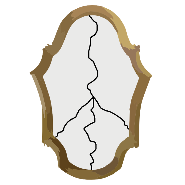 Broken Mirror Clip Art At Clker Com   Vector Clip Art Online Royalty