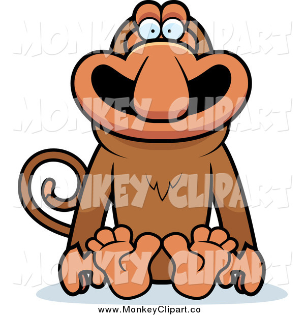 Happy Monkey Clip Art