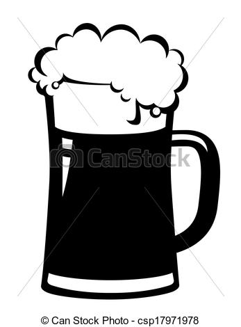 Black Beer Mug   Csp17971978