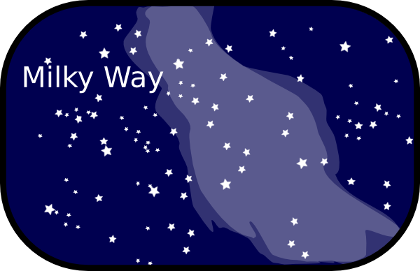 Milky Way Clip Art At Clker Com   Vector Clip Art Online Royalty Free