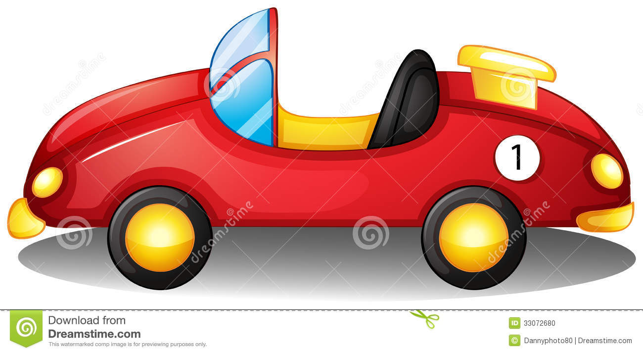 Red Toy Car Clipart A Red Toy Car