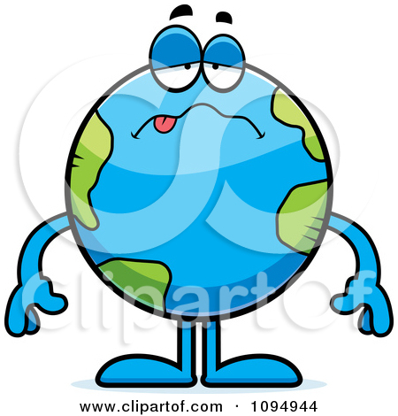 Royalty Free  Rf  Sick Earth Clipart   Illustrations  1