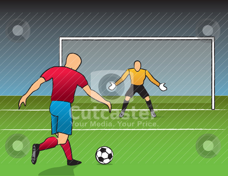 Soccer Score Clipart Open Shot On Goal