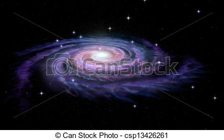 Stock Illustration Of Spiral Galaxy Milky Way Csp13426261   Search