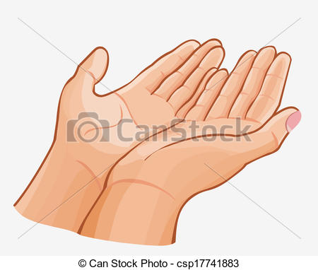 Vector Of Caring Gentle Hands Holding Something Precious Csp17741883