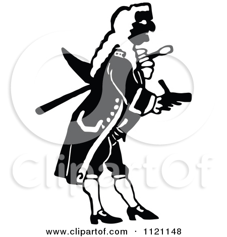Clipart Of A Vintage Black And White Jester And Actress Holding A