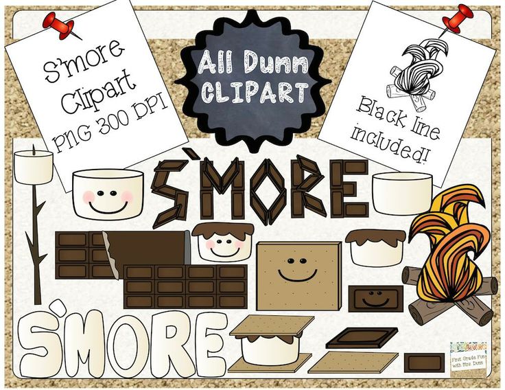 Smores Clipart Black And White S Mores Clip Art  32 Images