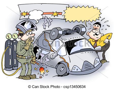 Welding Have Put The Car Wrong Together Csp13450634   Search Clipart