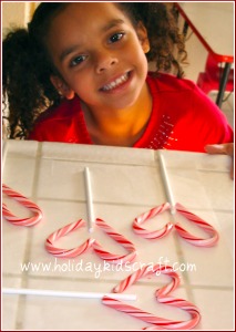 Before You Unwrap Your Candy Canes  Break About 4 Inches Off The