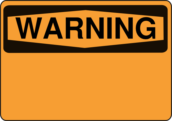 Caution Warning   Clipart Best
