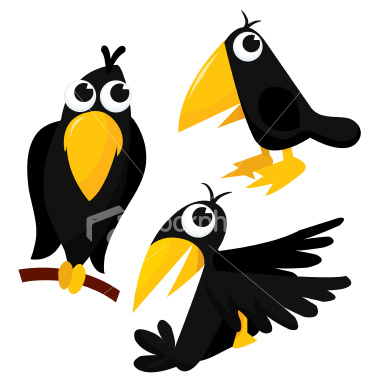 Crow Cartoon Clipart Be Upset At The Crows