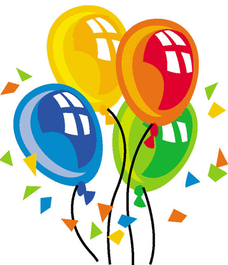 Happy Birthday Balloons Clip Art  Birthday Balloons Wallpaper