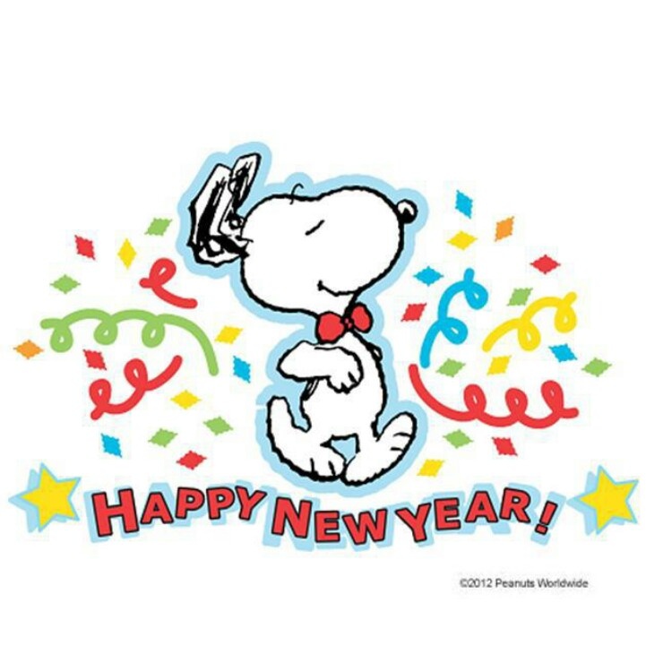 Happy New Year Snoopy   Snoopy   Friends   Pinterest