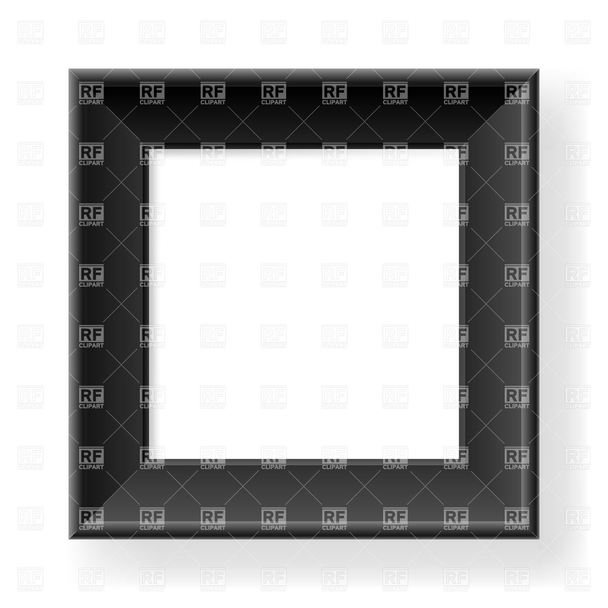 Black Square Frame Borders And Frames Download Royalty Free Vector