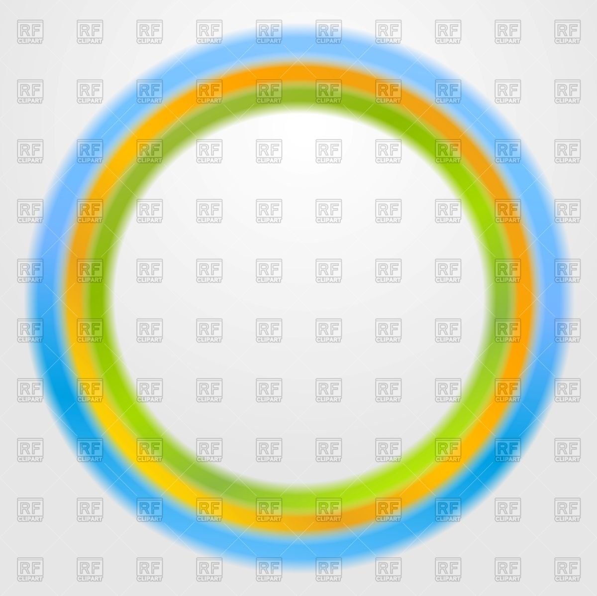 Green Yellow Blue Circle   Round Frame 55306 Download Royalty Free
