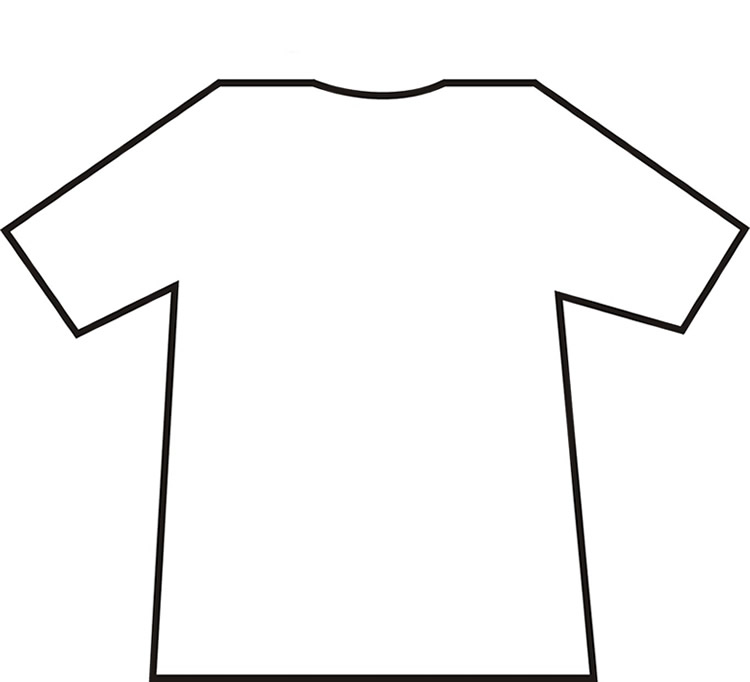 Print Out A Copy Of This Blank T Shirt  Just Click On It
