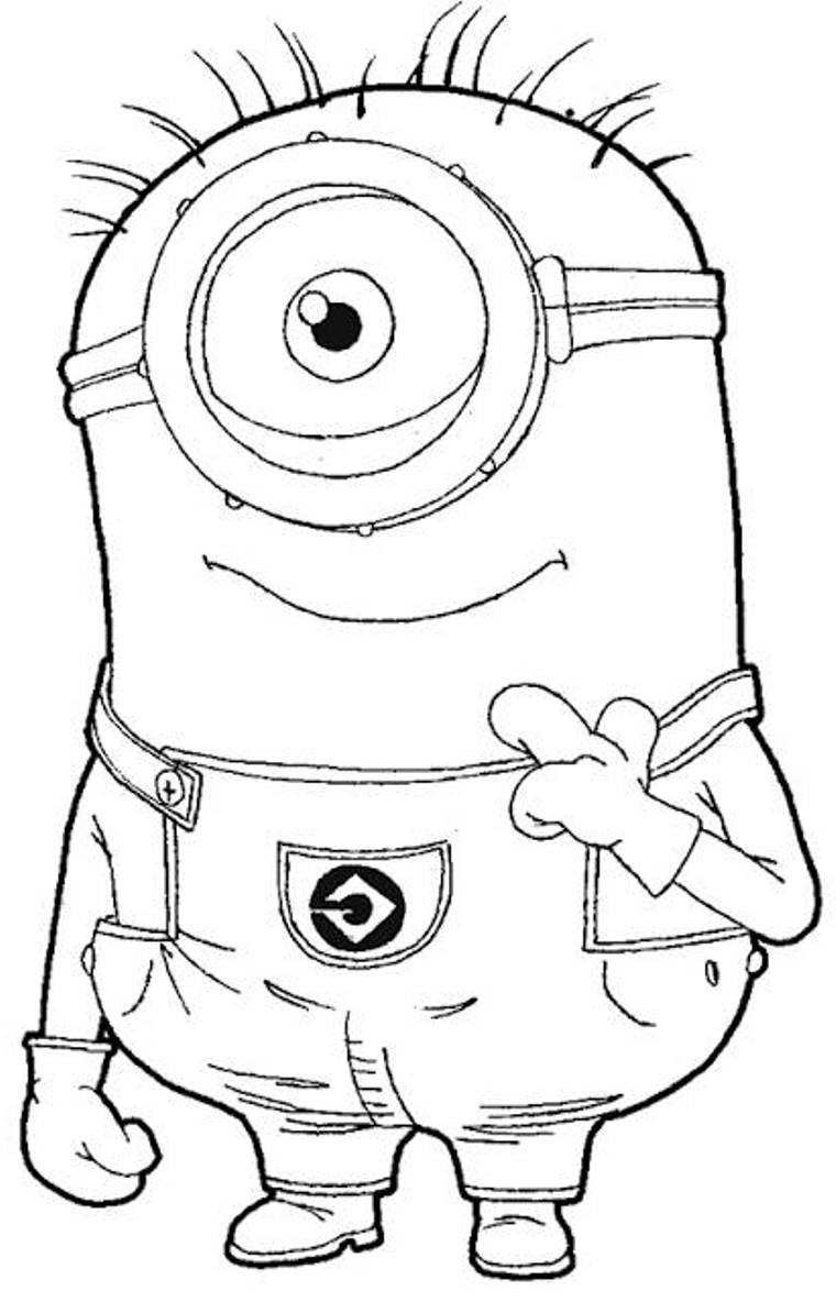 Here Is The Minion Image I Used To Get My Measurements For The Minion