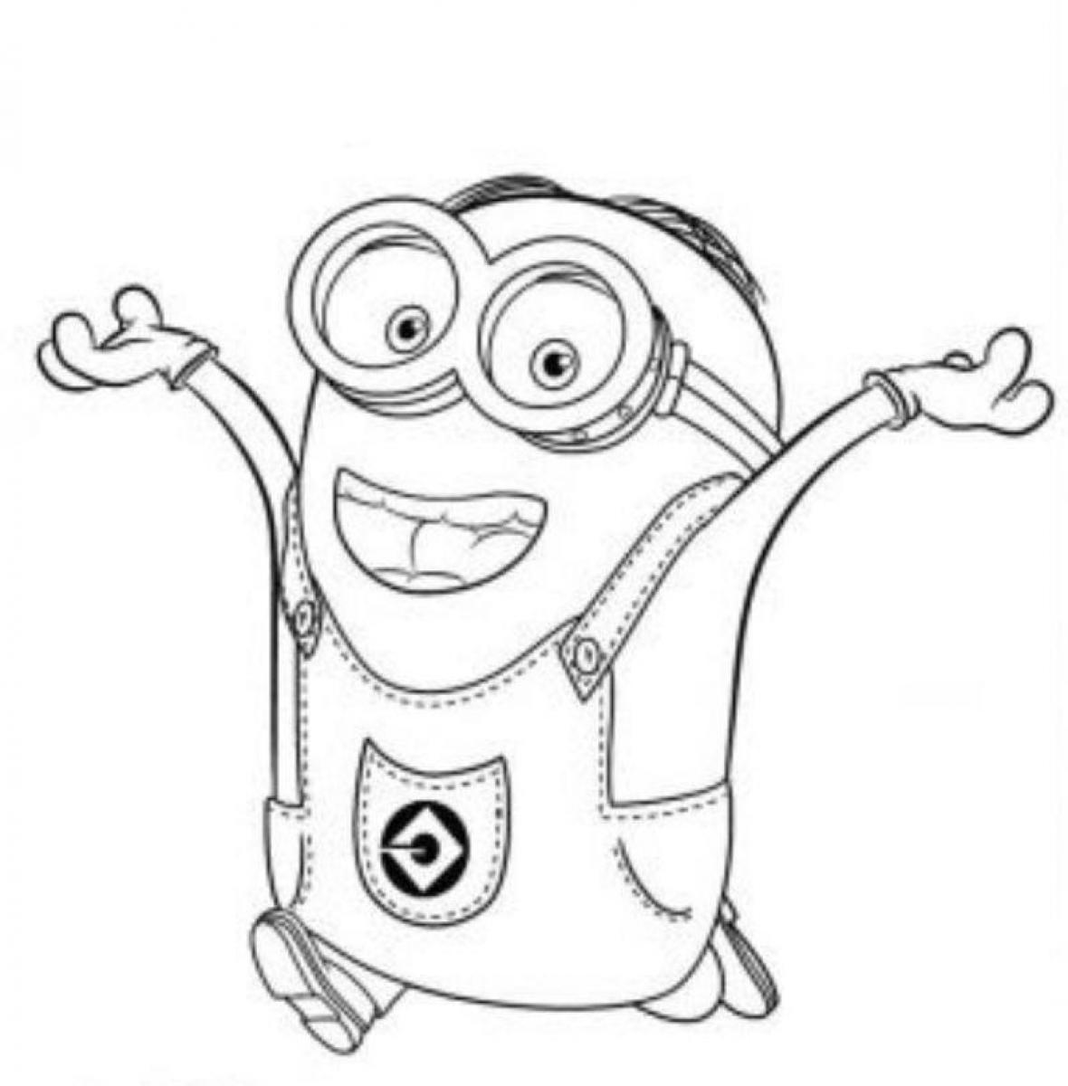 Minion Coloring Pages Printable Minion Coloring Pages Free Minion