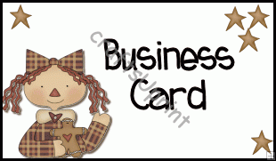 Files    Printables    Business Cards    Star Raggedy Business Card