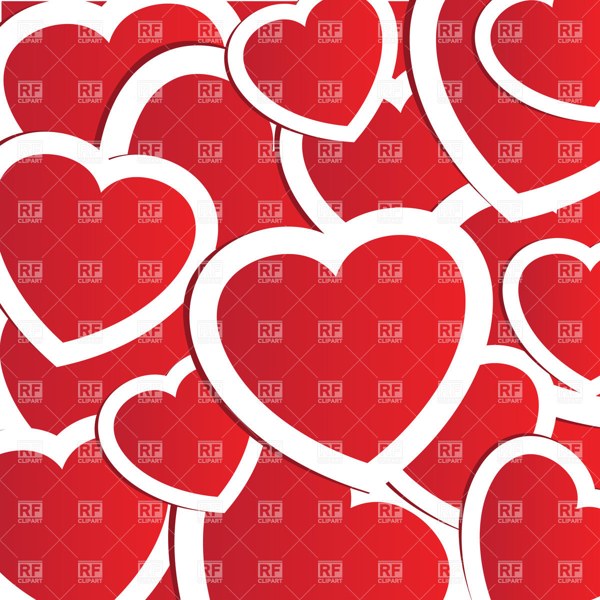 Red Hearts Background Download Royalty Free Vector Clipart  Eps