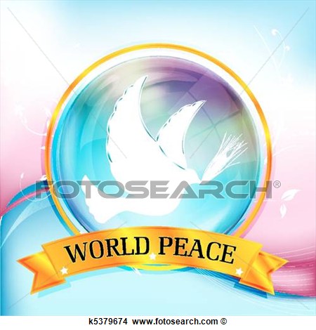 Clipart Of World Peace K5379674   Search Clip Art Illustration Murals