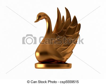 Golden Goose    Csp5559515   Search Clipart Drawings Illustration