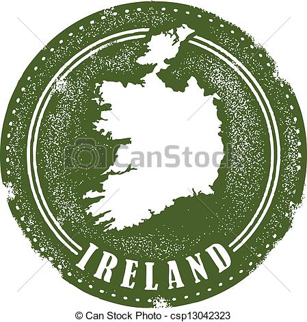 Country Stamp   Old Style Ireland    Csp13042323   Search Clipart