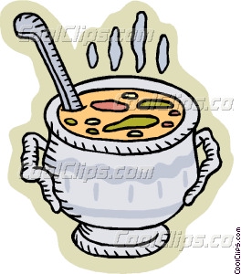 Pot Of Soup Vector Clip Art