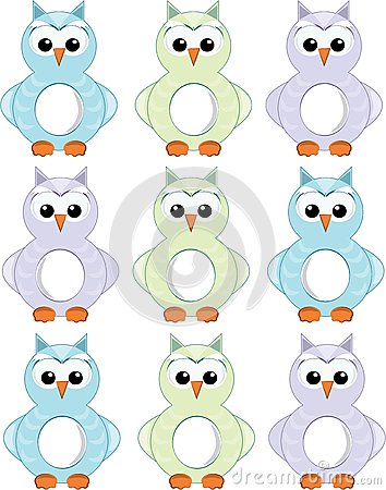 Rows And Rows Of Lovely Pastel Owls Create An Amazing Design For Owl    