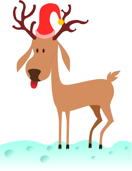 Cartoon Reindeer Clip Art At Clker Com   Vector Clip Art Online