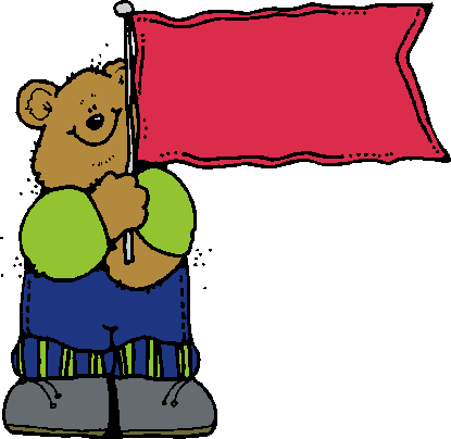 Dj Inkers Clipart Dj Inkers Bear With Flag