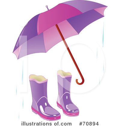 Royalty Free  Rf  Umbrella Clipart Illustration By Pushkin   Stock