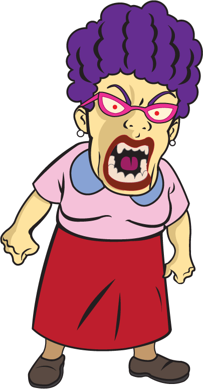 Angry Woman   Clipart Fort