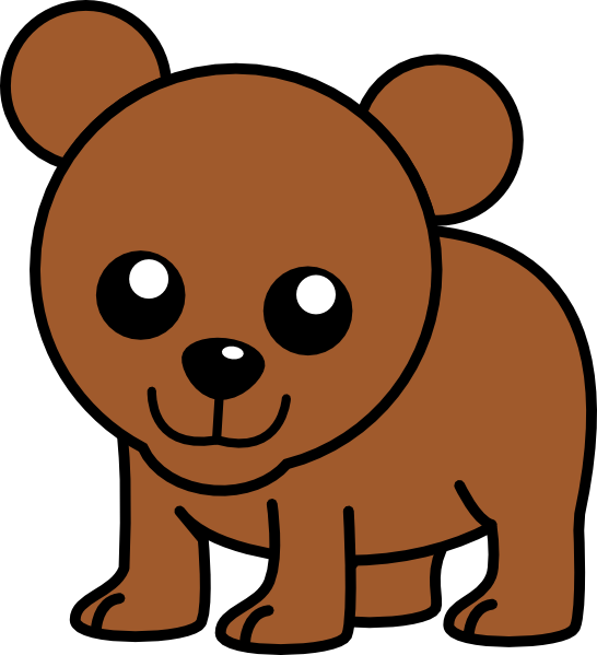 Baby Cartoon Bear Clip Art At Clker Com   Vector Clip Art Online