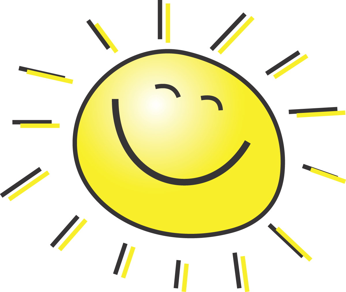 Clip Art 5 Free Summer Clipart Illustration Of A Happy Smiling Sun Jpg